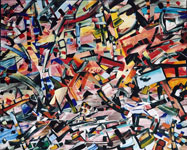 ‘Puzzle’ – 2003.130x150.Canvas, acrylic paint 