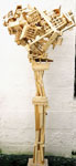 ‘Herz’    – 2002. 205x90x80. Wood