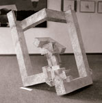 ‘Zustand’    – 1970. 80x40x40.  Metal, plated