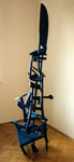 ‘Grosse    Blaue’ – 1981. 200x50x45. wood, acrylic paint